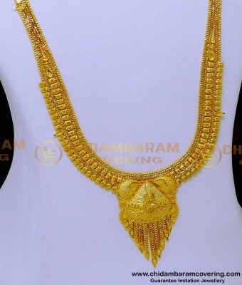 HRM967 - Latest Bridal Wear Haram 2 Gram Gold Plated Jewellery