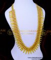 HRM979 - Gold Plated Kerala Mullai Haram Designs for Women