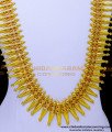 HRM979 - Gold Plated Kerala Mullai Haram Designs for Women