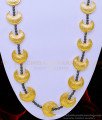 HRM674 - Real Gold Galsar Design First Quality Gold Plated Crescent Shape Black Crystal Beads Islamic Online