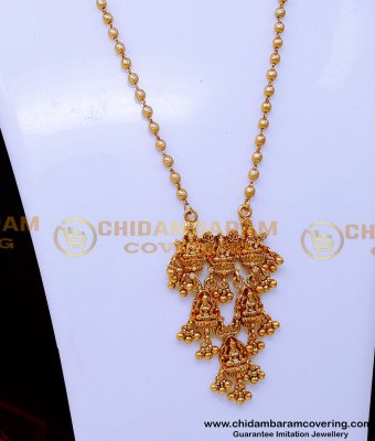 HRM1031 - Unique Long Necklace Model Antique 1 Gram Gold Jewellery