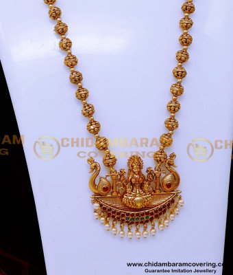 HRM1036 - Wedding Mini Haram Antique One Gram Gold Jewellery