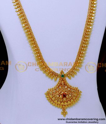 HRM1039 - New Model Ruby Emerald Long Haram Designs Gold