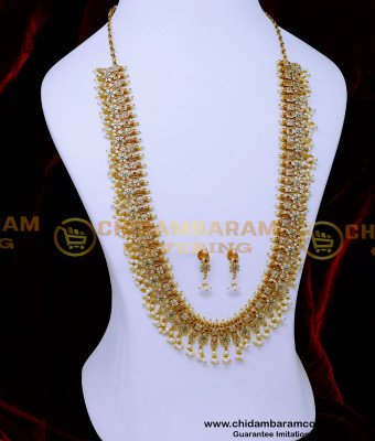 HRM1047 - Premium Quality Latest Guttapusalu Long Haram Designs
