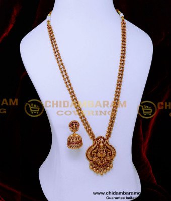 HRM1050 - Premium Quality Haram Antique Gold Artificial Jewellery
