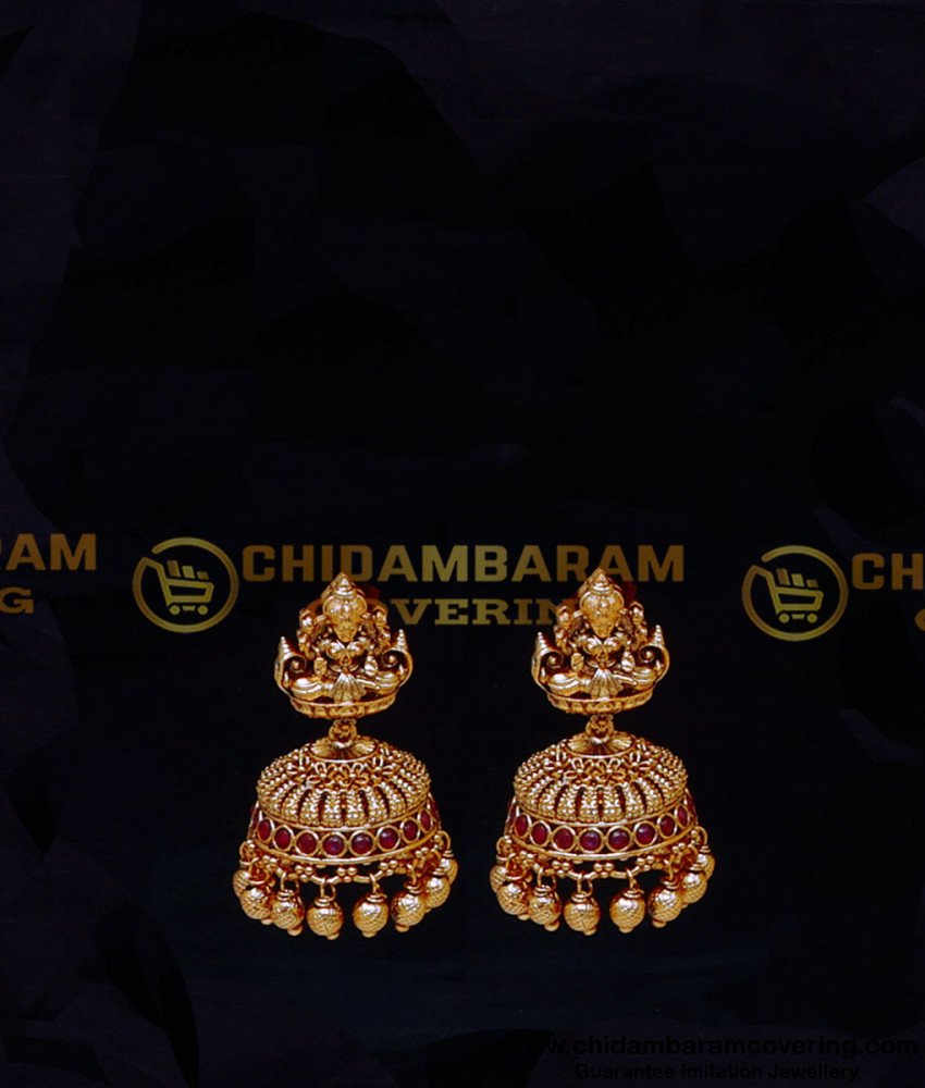 HRM1051 – First Quality Heavy Haram Antique Gold Bridal Jewellery Set