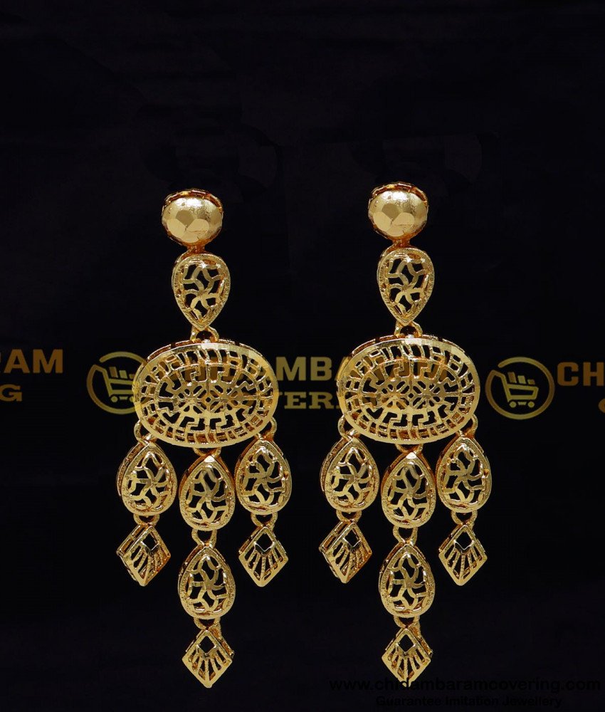 HRM1059 - Real Gold Look Wedding Long Dubai Gold Haram Designs