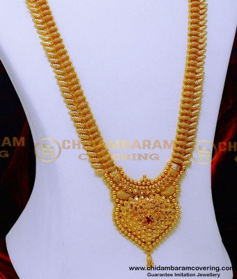 HRM1071 - Wedding Gold Plated Gold Haram Designs New Model