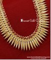 HRM1087 - Beautiful Kerala Traditional Mullai Poo Haram Gold Plated