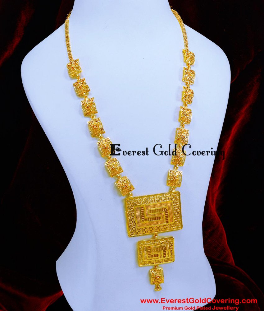HRM1089 - Gold Haram Latest Designs Imitation Jewellery Online