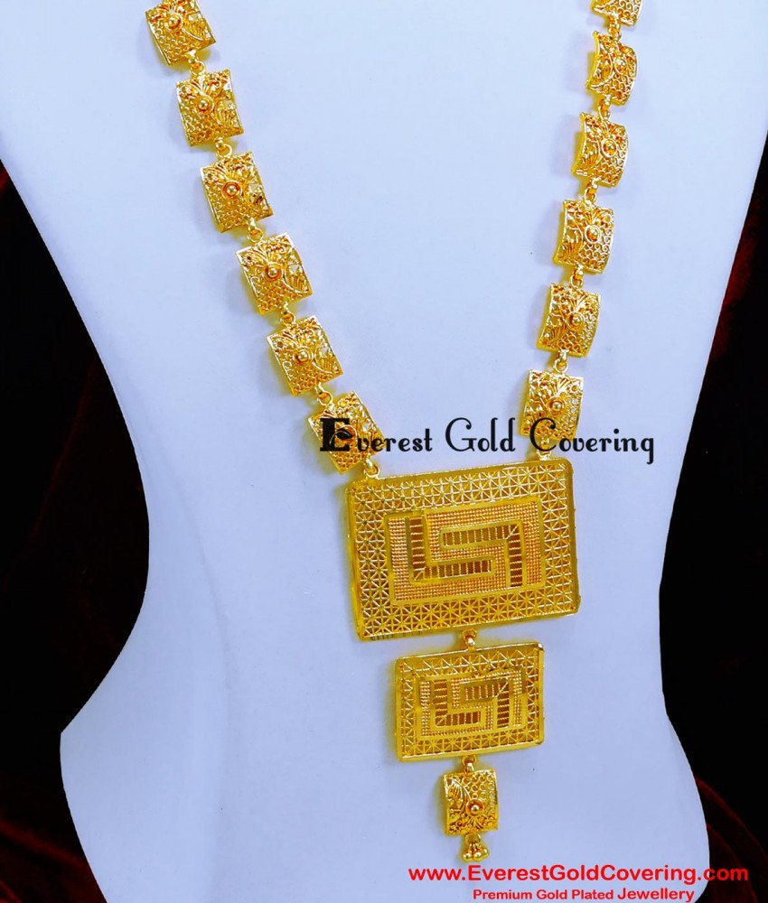 HRM1089 - Gold Haram Latest Designs Imitation Jewellery Online