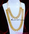HRM1099 - Latest Ad Stone Impon Mango Haram Necklace Set Online