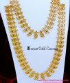 HRM1099 - Latest Ad Stone Impon Mango Haram Necklace Set Online