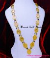 HRM1101 - Long Black Crystal Galsar Chain Muslim Wedding Jewellery