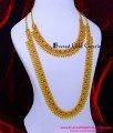 HRM1108 - New White Ruby Mullamottu Haram Kerala Jewellery Set