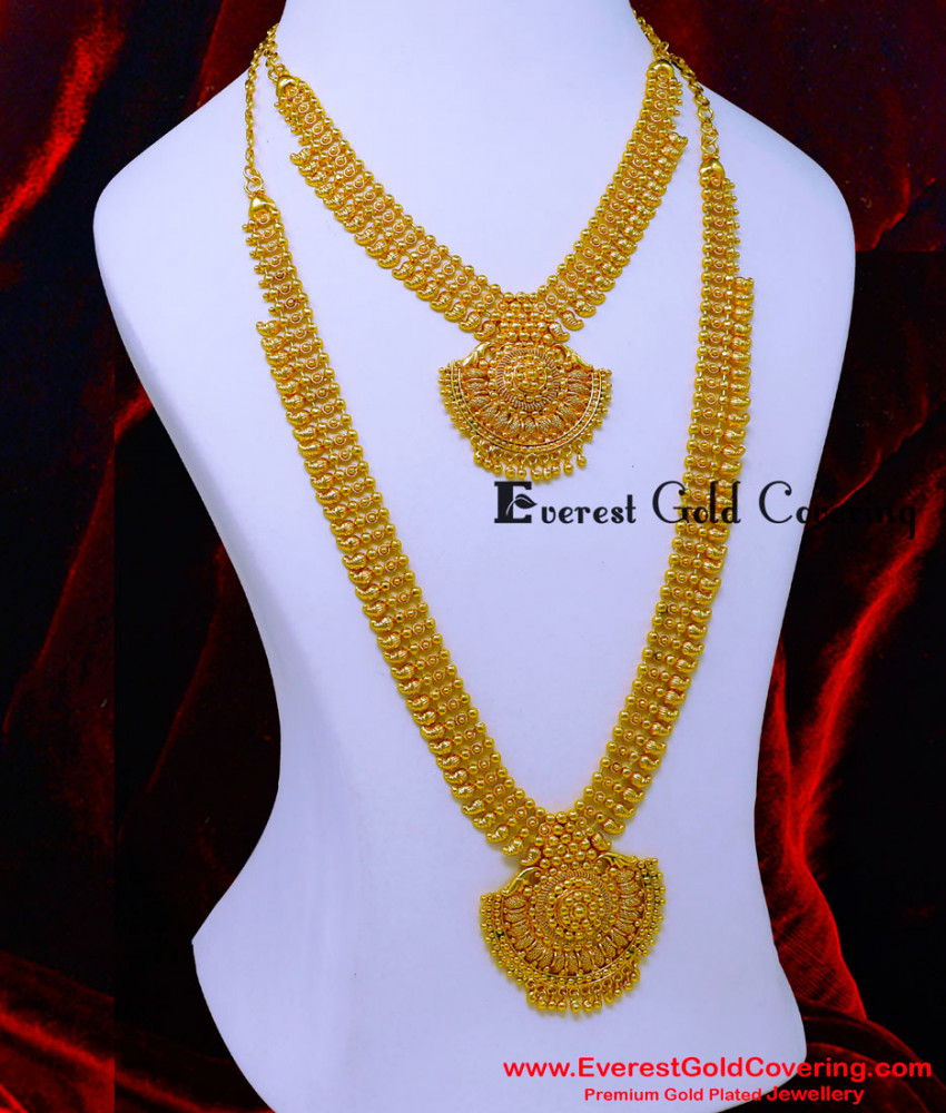 HRM1113 - Latest South India Jewellery Design Haram Necklace Set
