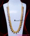 HRM1117 - Traditional Kerala White Stone Blue Palakka Mala Design