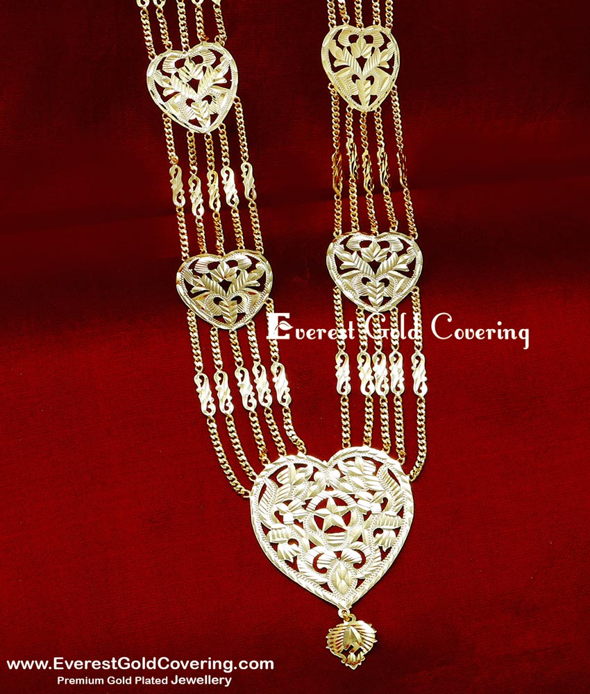 HRM1131 - Wedding Gold Governor Malai Designs Muslim Jewellery