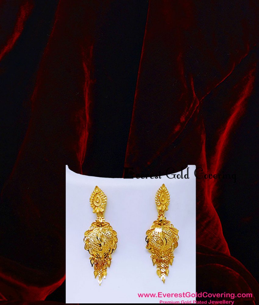 HRM1140 - Real Gold Look Simple Light Weight Pendant Haram Set
