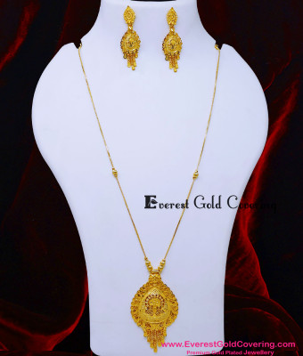 HRM1141 - First Quality Gold Forming Simple Office Wear Pendant Set