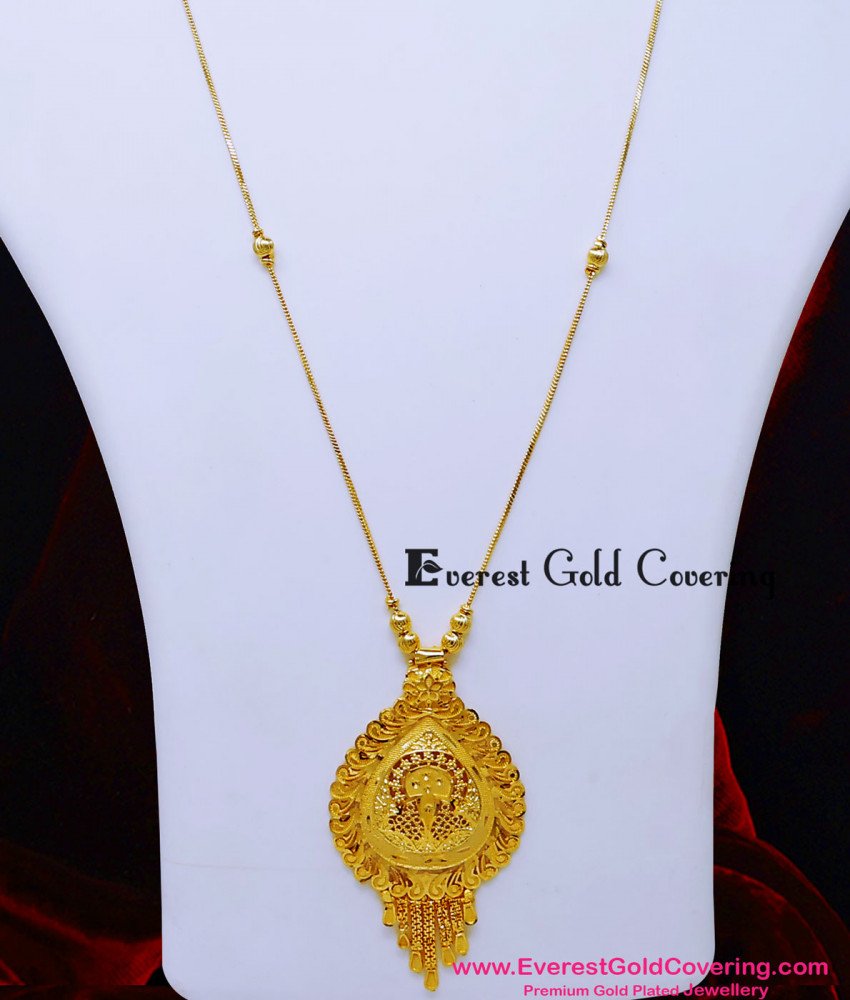 HRM1141 - First Quality Gold Forming Simple Office Wear Pendant Set