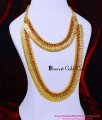 HRM1158 - Traditional Ruby Stone Kasu Mala Lakshmi Haram Set