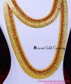 HRM1158 - Traditional Ruby Stone Kasu Mala Lakshmi Haram Set