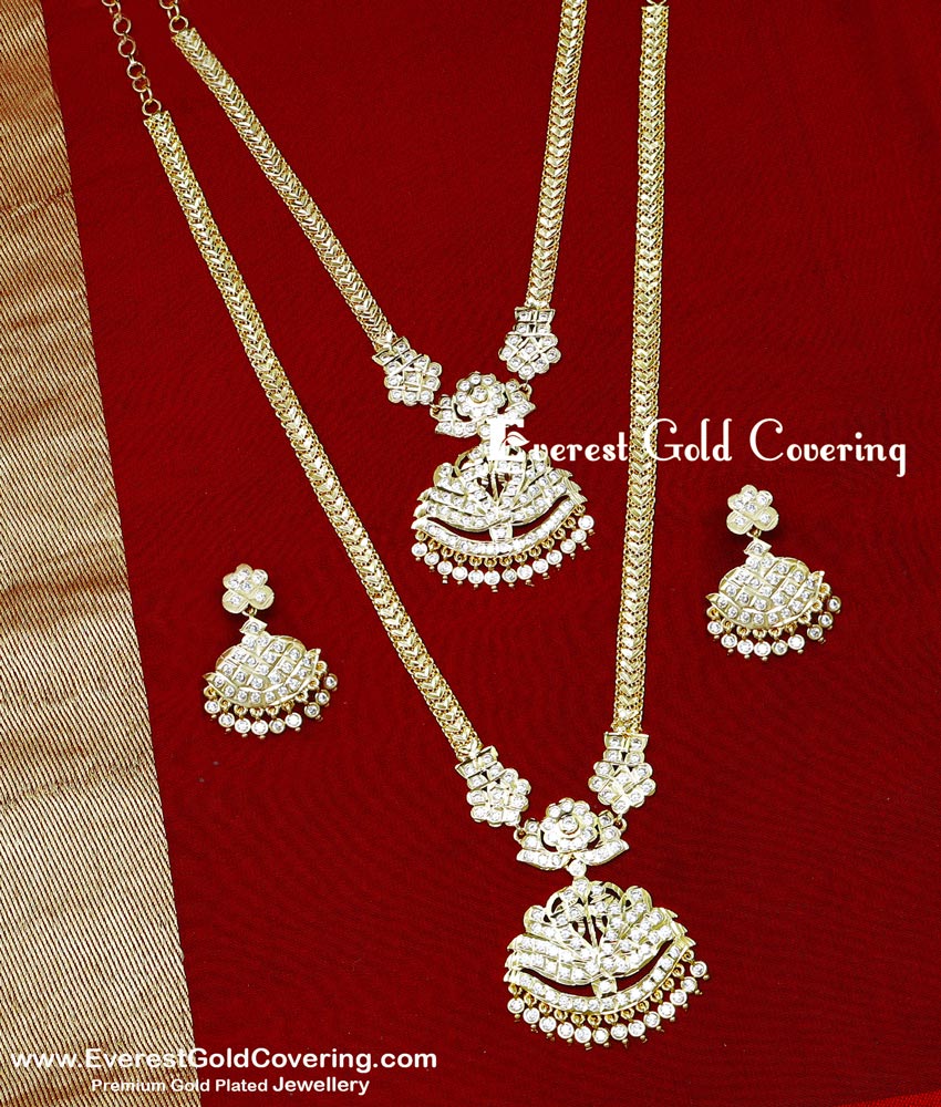 HRM1167 - First Quality Impon Jewellery Wedding Necklace Haram Set