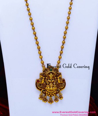 HRM1170 - Antique Jewellery Temple Design Beads Mini Haram Set
