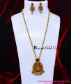 HRM1171 - New Lakshmi Haram with Earrings Antique Jewelry Design