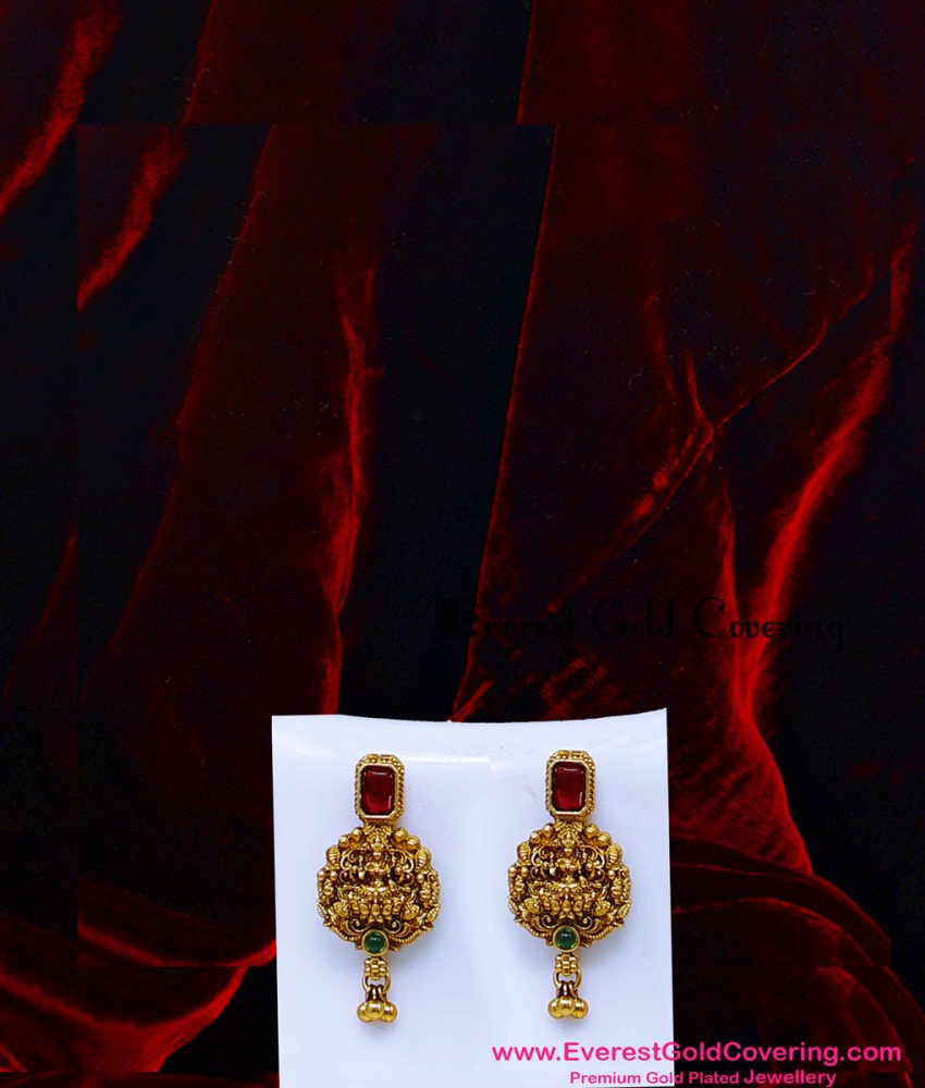 HRM1172 - Trendy Lakshmi Dollar with Ruby Antique Pearl Haram