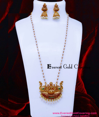 HRM1174 - Attractive Antique Pearl Haram with Earrings Set Online