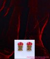 HRM1178 - Trendy Lotus Design Antique Haram with Earrings Set