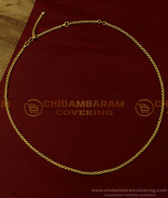 HIP010 - Gold Design Daily Wear Light Weight Waist Chain 1 Gram Gold Plated Baby Hip Chain Online