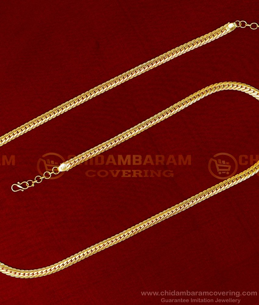 HIP013 - First Quality Gold Plated Jewellery Thick Belly Chain Design