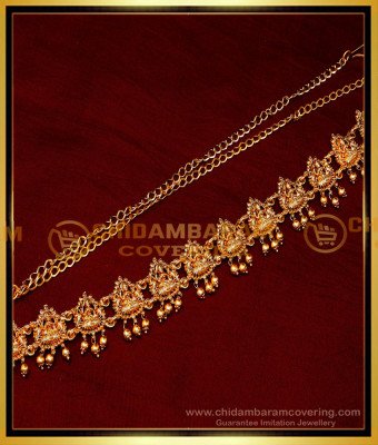 HIP019 - Temple Jewellery Lakshmi Design Waist Chain for Saree