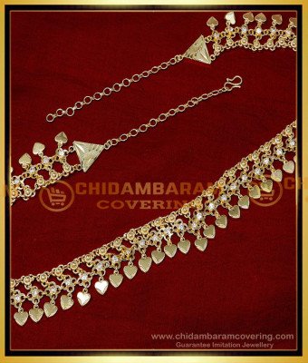 HIP022 - Gold Design Bridal Wear Simple Gold Waist Chain for Saree