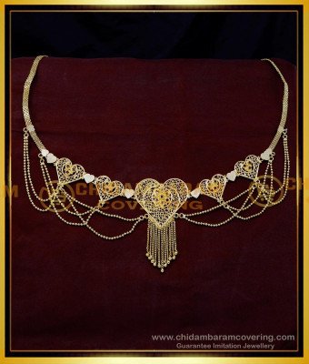 HIP023 - Gold Plated with Guarantee Gold Design Hip Chain for Saree
