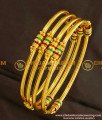 KBL001 - 2.0 Size Baby Bangles Gold Design 4 Pieces Set Enamel Bangles Buy Online