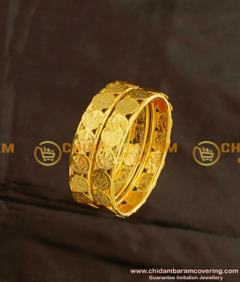 KBL012 - 1.08 Size Traditional Lakshmi Coin Bangles for New Born Babies
