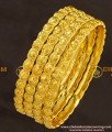 KBL025 - 1.14 Size Flower Design Kids Bangles Gold Plated Jewellery with Guarantee 