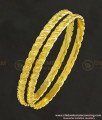 KBL030 - 2.0 Size One Gram Gold Daily Wear Gold Dot Design Bangles for Baby Girl