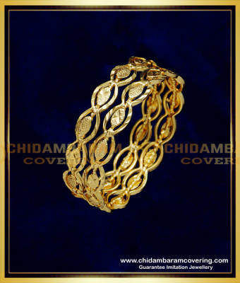 KBL050 - 1.10 Size Cute Real Gold Bangles Design One Gram Gold Baby Bangles Online 