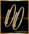 KBL065 - 1.08 to 1.14 Size Gold Design Adjustable Baby Bangles Type Bracelet Set