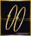 KBL066 - 1.8 Size Buy Simple Daily Use 1 Gram Gold Bangles for Baby Girl 