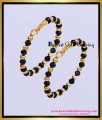 KBL073 - 1.10 Size Newborn Baby Gold Ball with Black Beads Bracelet Design