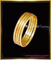 KBL074 - 1.14 Size Shiny Daily Wear Gold Plated Bangles for Baby Girl