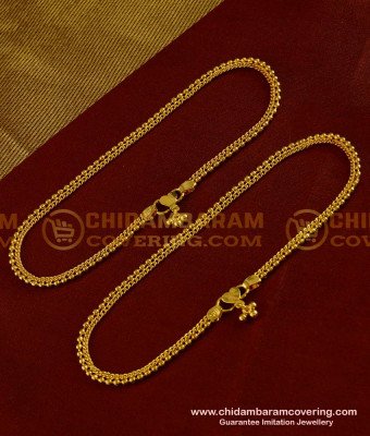 ANK010 - Most Trending Stunning Gold Anklet Design Buy Indian Payal Jewellery Online