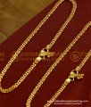 ANK016 - 11 Inch Stylish Gold Plated Flexible Link Chain Anklet Design Buy Online