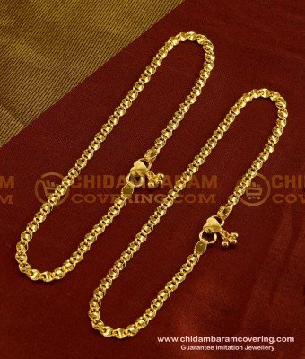 ANK017 - Buy Latest Anklet Design Gold Plated Kolusu Buy Online Shopping